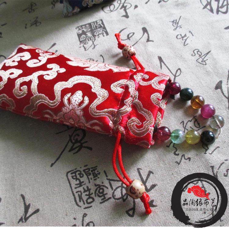 高档绸缎抽口袋子 袋 梳子发簪包装 饰品袋 长布袋子 四尺寸,淘宝优惠券,粉丝福利购,淘宝优惠卷