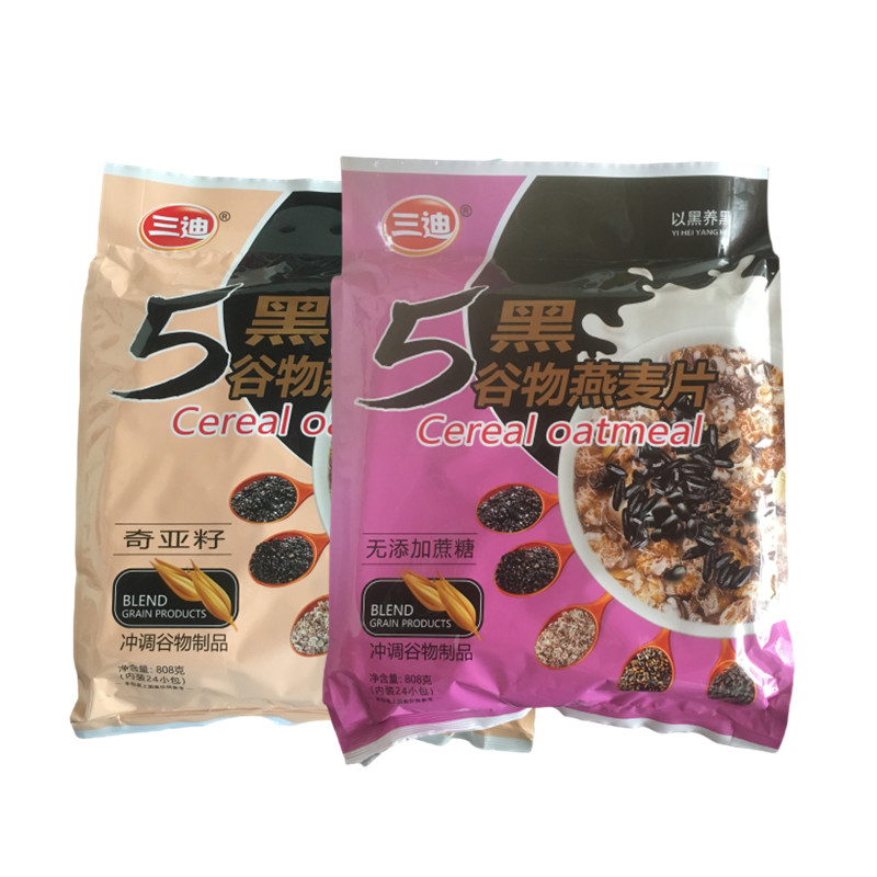 三迪5红5黑谷物燕麦片多种谷物营养组合早餐送礼佳品808g24小包 - 图0