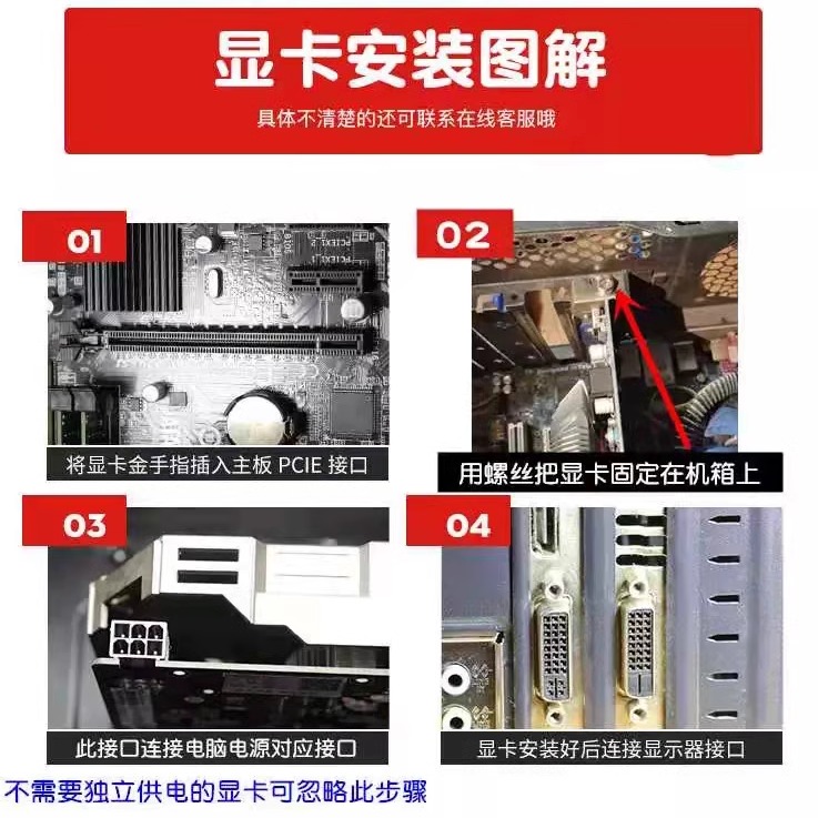 拆机独立显卡二手GT610 730 630 710 1g2g台式电脑办公游戏HDMI-图0