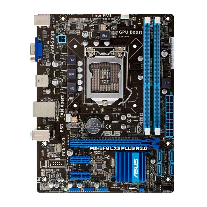 华硕技嘉H61 B75 P67 Z77 H77 Z68 LGA1155针台式机电脑拆机主板 - 图3