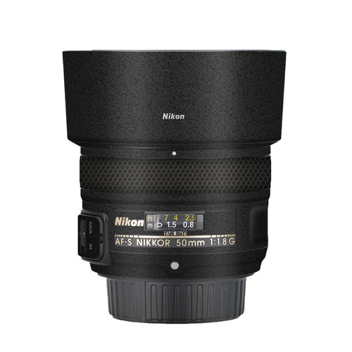 漫步驴适用于尼康AF-S 50F1.8G镜头保护贴膜全包改色膜无痕3M贴纸 - 图1