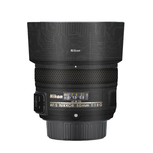 漫步驴适用于尼康AF-S 50F1.8G镜头保护贴膜全包改色膜无痕3M贴纸 - 图0