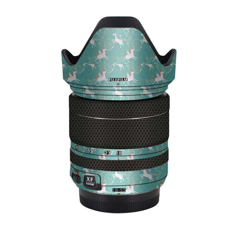 漫步驴适用于富士XF18-55镜头保护贴膜改色膜1855贴纸彩色3M-图3
