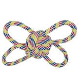 Дополнительное веревочное мяч Интерактивный буксир -в собачьей игрушке, измельчающих зубах, лабрадо кусочек собак, маленькая, средняя большая собака