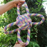 Дополнительное веревочное мяч Интерактивный буксир -в собачьей игрушке, измельчающих зубах, лабрадо кусочек собак, маленькая, средняя большая собака