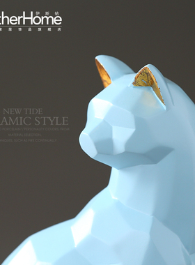 北欧风树脂客厅玄关儿童房摆件