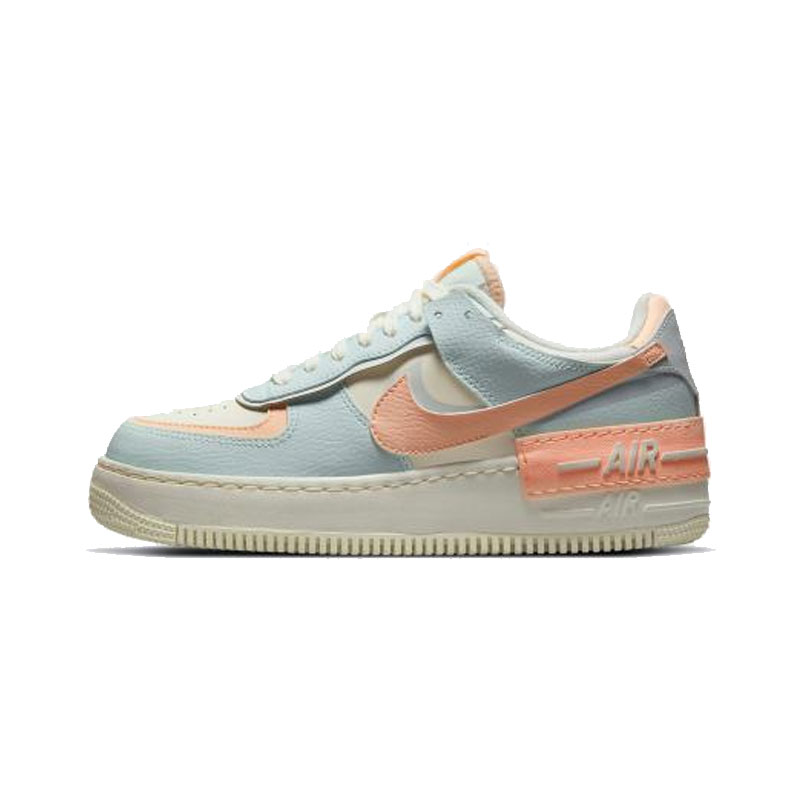 NIKE Air Force1 Shadow AF1马卡龙蓝粉白紫 空军一号CU8591-104 - 图3