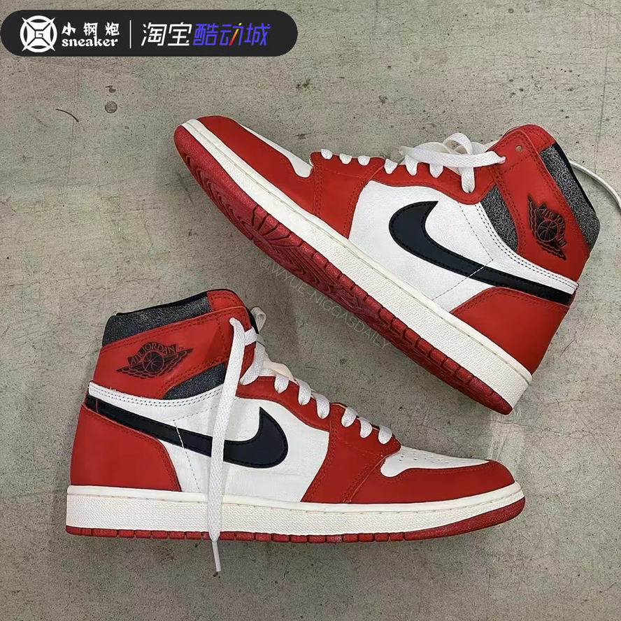 Air Jordan1 Retro High OG AJ1白红芝加哥高帮篮球鞋 DZ5485-612-图0