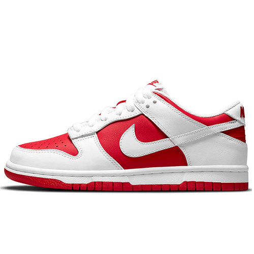 耐克Nike Dunk Low 大学红 白红 运动男女低帮休闲板鞋CW1590-600 - 图3