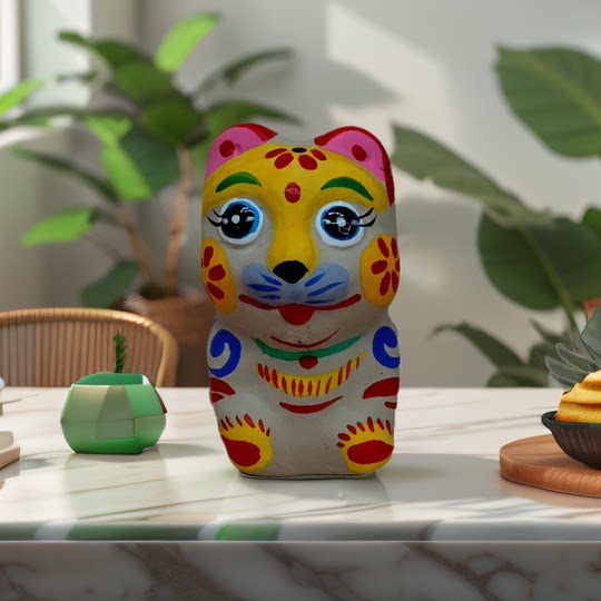 Clay zodiac ornaments, twelve zodiac signs, handmade clay sculptures for friends, intangible cultural heritage, Chinese style characteristics