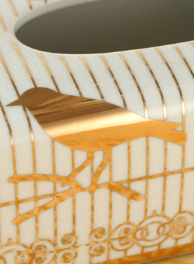 纸巾盒客厅纸巾盒陶瓷欧式