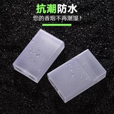 Пластиковый прозрачный портсигар, упаковка, износостойкая зажигалка