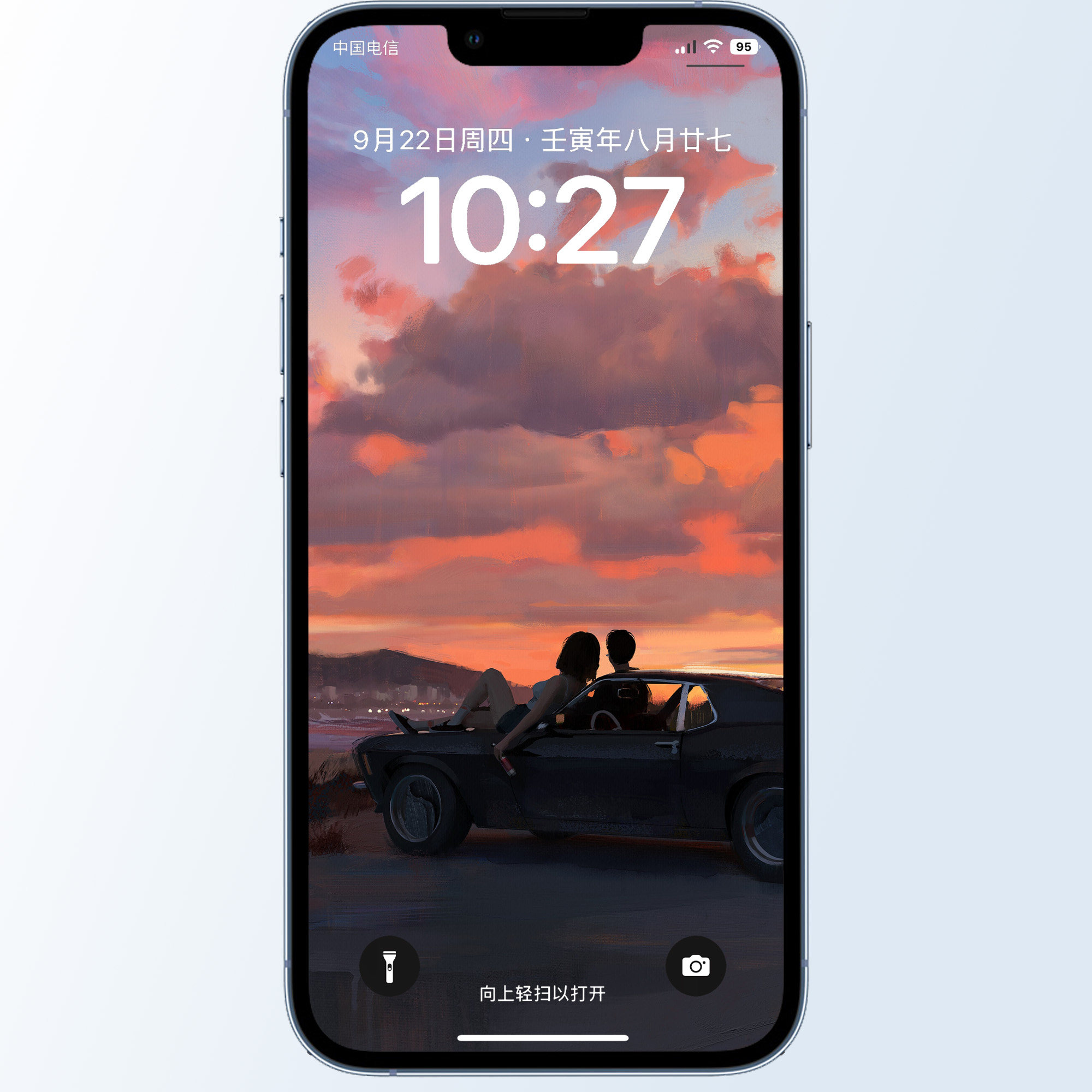 GUESSWP 6张迷幻朋克手机壁纸氛围感夕阳苹果iPhone华为壁纸S10