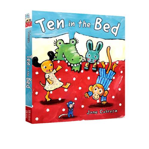 英文原版 Jane Cabrera 儿歌童谣纸板书 Old Macdonald Had A Farm 凯蒂的拥抱  If You'Re Happy - 图3