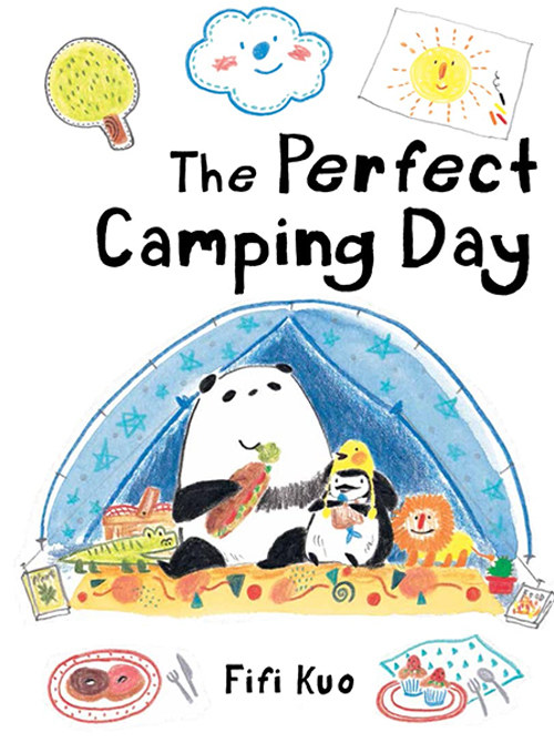 英文原版 The Perfcet Camping Day 美好的露营日 艺术插画绘本 性格培养 精装 Fifi Kuo