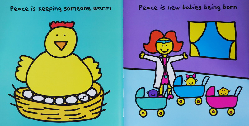 英文原版 The Peace Book 淘弟有个大世界Todd Parr 托德帕尔 平装大开本 儿童情商亲子启蒙绘本淘弟