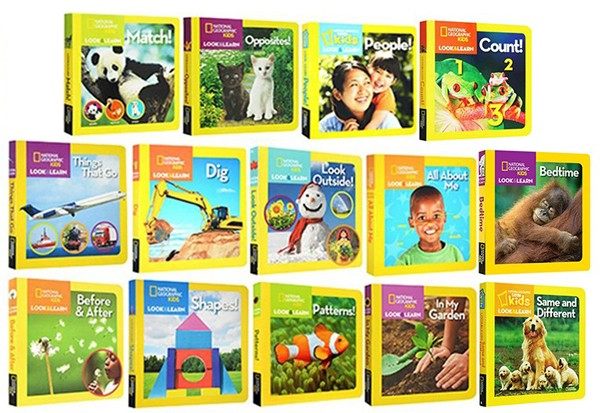 美国国家地理启蒙纸板书 National Geographic Little Kids Look and Learn 儿童百科书 全彩动物系列绘本 英文原版,淘宝优惠券,粉丝福利购,淘宝优惠卷