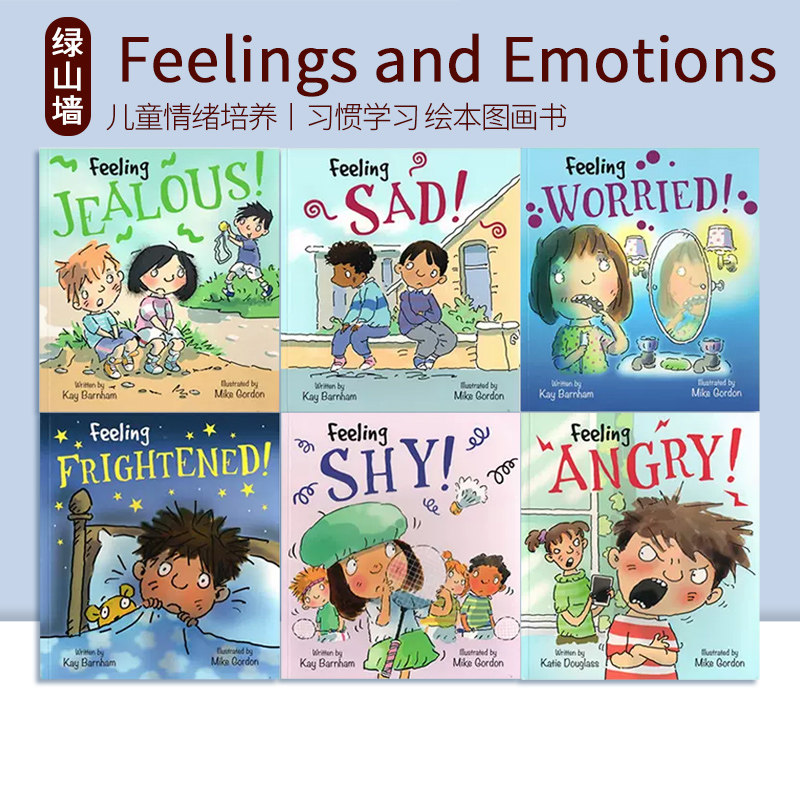 【60选4】英文原版 熊猫先生礼仪课堂/You Choose!/Feelings and Emotions 儿童情绪培养 行为习惯学习 幼儿启蒙情绪管理图画书