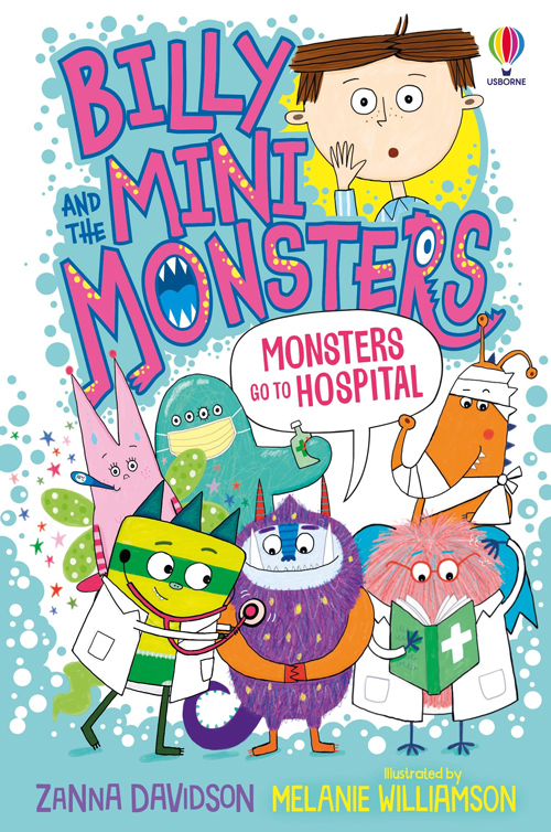 英文原版 比利和迷你怪兽 Billy and the Mini Monsters Monsters go to Hospital 第13本 全彩儿童幽默桥梁章节书 - 图0