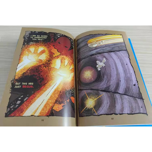 英文原版 Hilo Book 1 The Boy Who Crashed To Earth 希罗书系列 精装 吉娜 坠落地球的男孩 儿童全彩漫画桥梁章节小说 - 图1