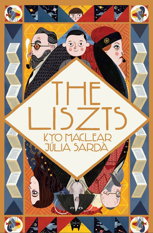 英文原版 李斯特一家 The Liszts 趣味哲理故事 青少年课外阅读书籍 名家Kyo Maclear插画师Julia Sarda 精装大开插画本 - 图0