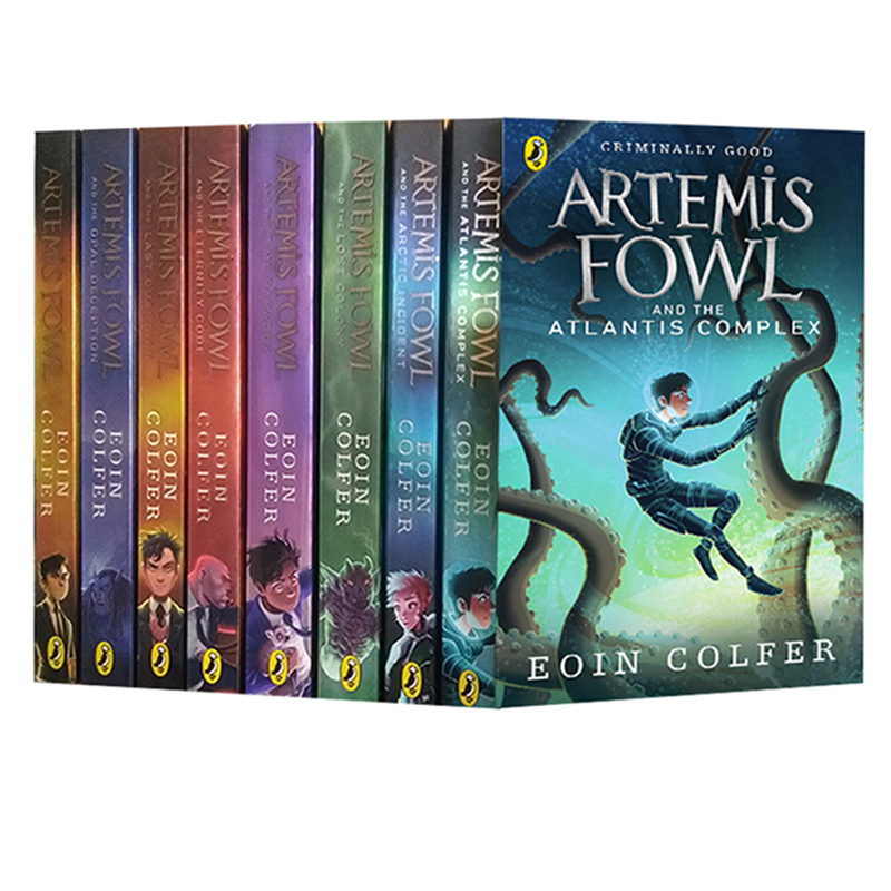 阿特米斯奇幻历险 Artemis Fowl 阿提米斯 英文原版 8册礼盒装 电影小说 赠音频 英文阅读考试课外读物 欧因 科弗 Eoin Colfer - 图3