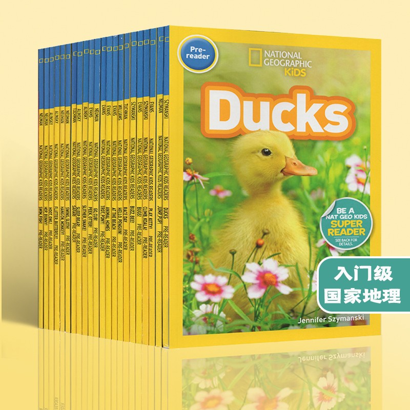 入门级123阶段 美国国家地理分级阅读 National Geographic kids Pre Readers 儿童科普百科全彩版 初级起步动物系列分级阅读绘本 - 图3