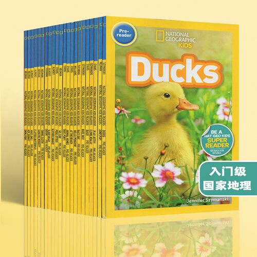 入门级123阶段 美国国家地理分级阅读 National Geographic kids Pre Readers 儿童科普百科全彩版 初级起步动物系列分级阅读绘本 - 图3