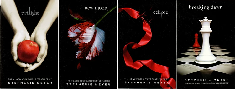 Набор книг (Stephenie Meyer) сага «Сумерки» — 4 тома, оригинал на английском, бумажные издания