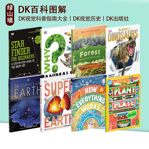 英文原版 DK百科图解 万物如何运作 How Everything Works 太阳系 Solar System Science Earth Animal 海洋自然动物科学历史艺术 - 图3