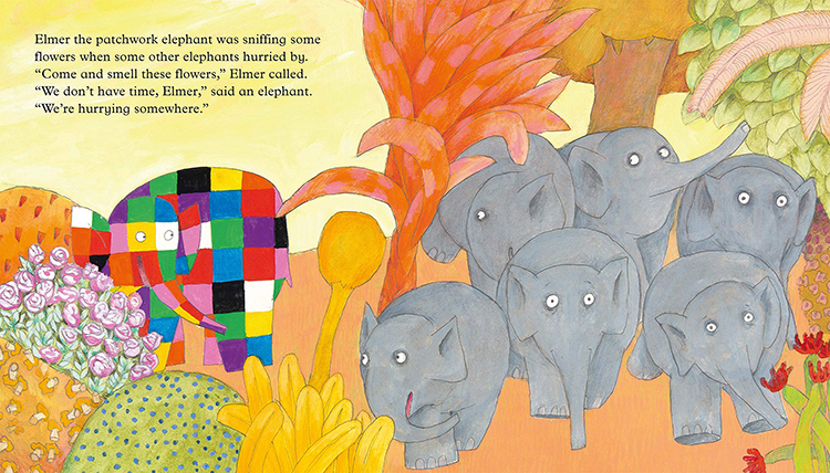 花格子大象艾玛 Elmer 10册套装 英文原版  吴敏兰推荐书单 让孩子勇敢做自己  自信心建立 儿童图画故事书 David Mckee - 图1