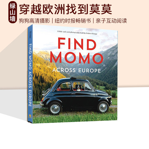 Let'S Find Momo 寻找莫莫 狗狗摄影书 Let's Find Yaya and Boo on the Go风景摄影书 Andrew Knapp互动游戏学习书 科普百科绘本 - 图2