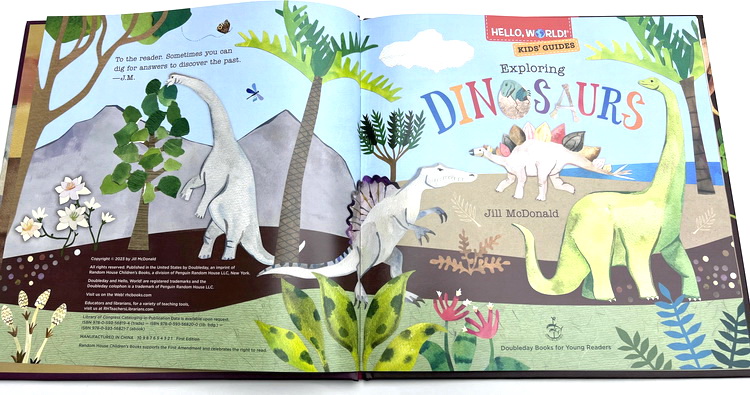 英文原版 Hello World Kids' Guides:Exploring Dinosaurs 你好科学手册 精装 探索恐龙 英文原版 少儿科普百科绘本图画书 - 图2