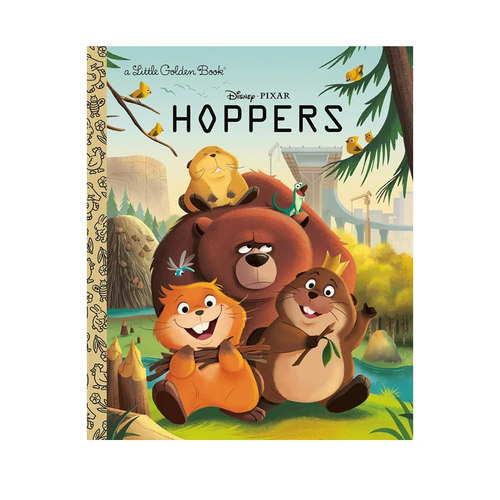 英文原版 疯狂动物城2 玩具总动员5 河狸变身计划 Disney Zootopia 2 Little Golden Book 小金书 动画电影周边书 儿童绘本故事书 - 图1