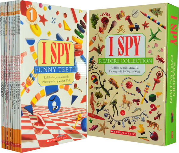 【自营】英文原版 I Spy Readers Collection 视觉大发现 大开本 13册礼盒装 英语单词学习 手眼协调 绘本 奇妙益智书 - 图0