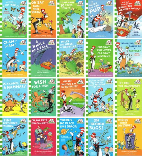 戴帽子的猫科普图书馆20册 Cat in the Hat's Learning Library 英文原版绘本 苏斯博士故事分级读物 Dr Seuss系列 - 图0