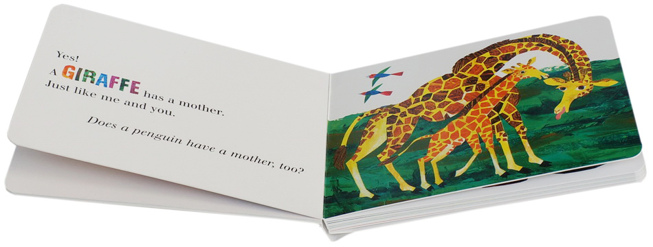 英文原版纸板书绘本 Eric Carle 艾瑞卡尔爷爷Does a Kangaroo Have a Mother Too 袋鼠也有妈妈吗 儿童启蒙幼儿学习英文版绘本