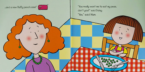 Daisy Eat Your Peas 吃豆子不挑食 廖彩杏吴敏兰书单 英文原版儿童绘本 Nick Sharratt 启蒙学习英文版 图画故事书 亲子互动 - 图2