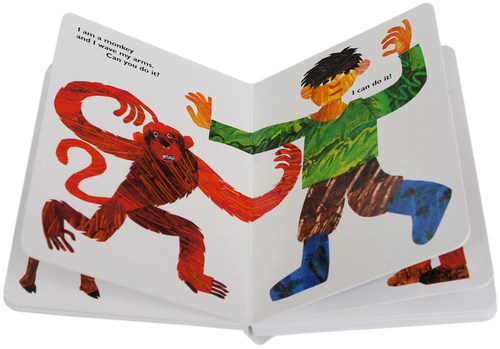 从头到脚英文原版绘本 From Head to Toe 卡尔爷爷 Eric Carle 艾瑞卡尔 儿童启蒙纸板书 从头动到脚 幼儿宝宝英语学习 - 图0