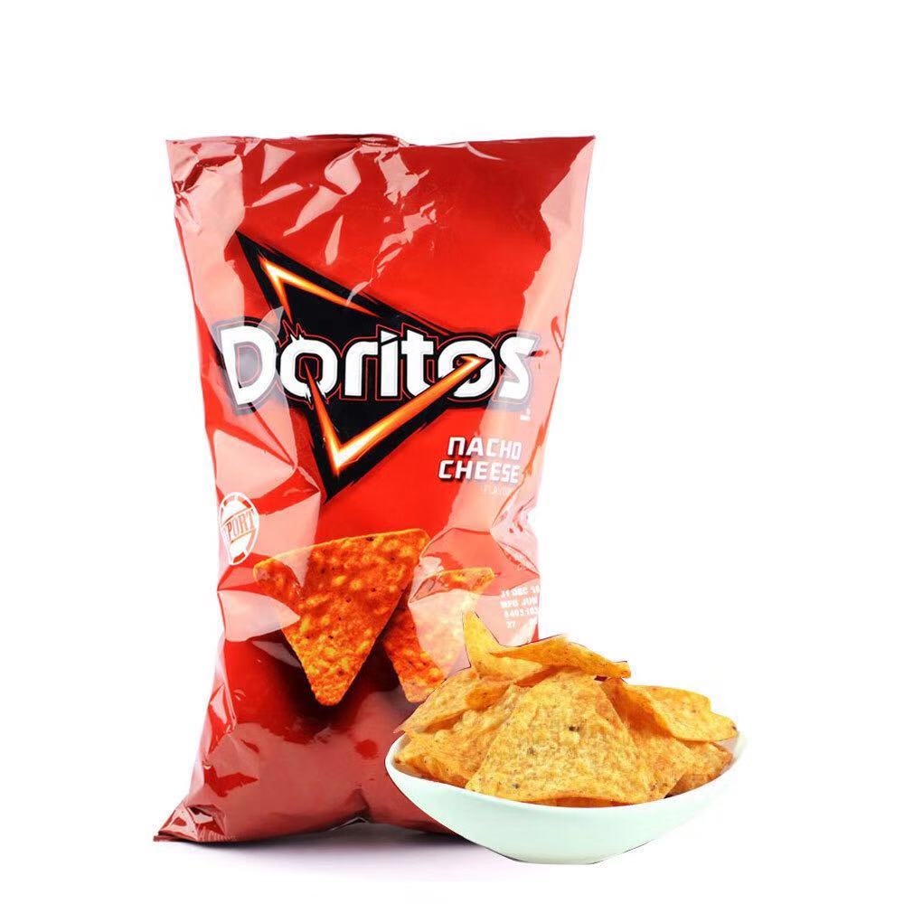 Doritos cheese Tortilla Chips198g美国膨化食品玉米片即食零食-图1