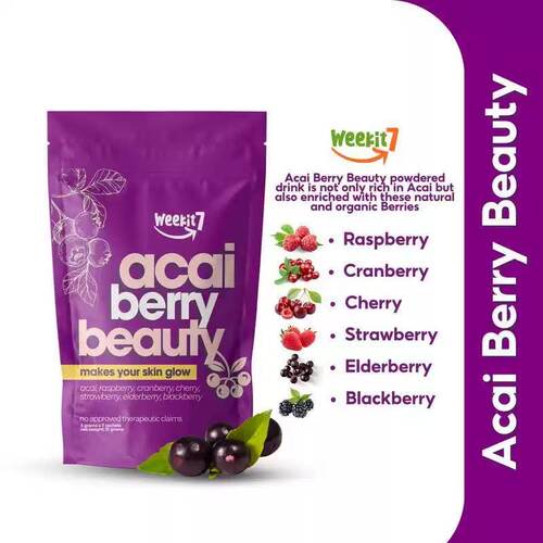 巴西莓蔓越莓果粉Acai Berry Powder Healthy Beauty Juicehty - 图0