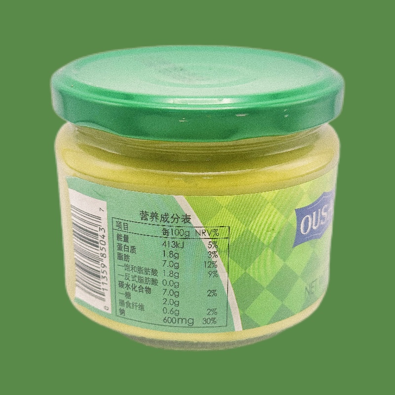 avocado Sauce300G荷兰进口牛油果酱鳄梨酱调味酱绿酱意大利面酱 - 图0