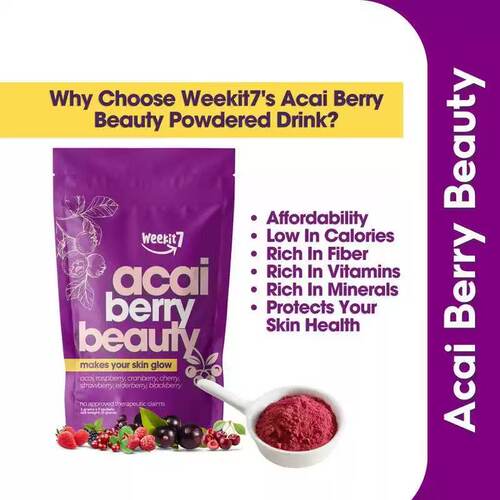 巴西莓蔓越莓果粉Acai Berry Powder Healthy Beauty Juicehty - 图2