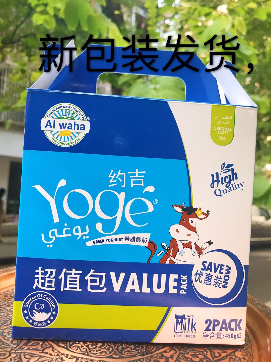 900g希腊风味固体酸奶原味酸奶土耳其Greek Yoghurt即食新鲜 - 图1