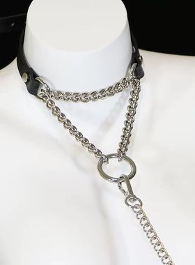 情调窒息项圈颈圈男女cho