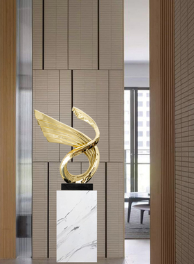 树脂电镀轻奢酒店样板间