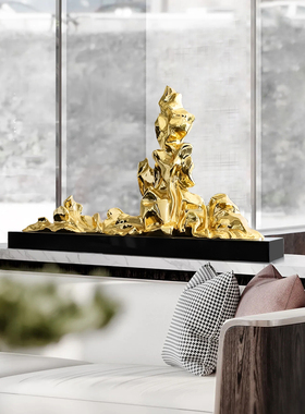 客厅玄关摆设样板房配饰