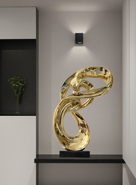 简约透明树脂玄关桌面摆件