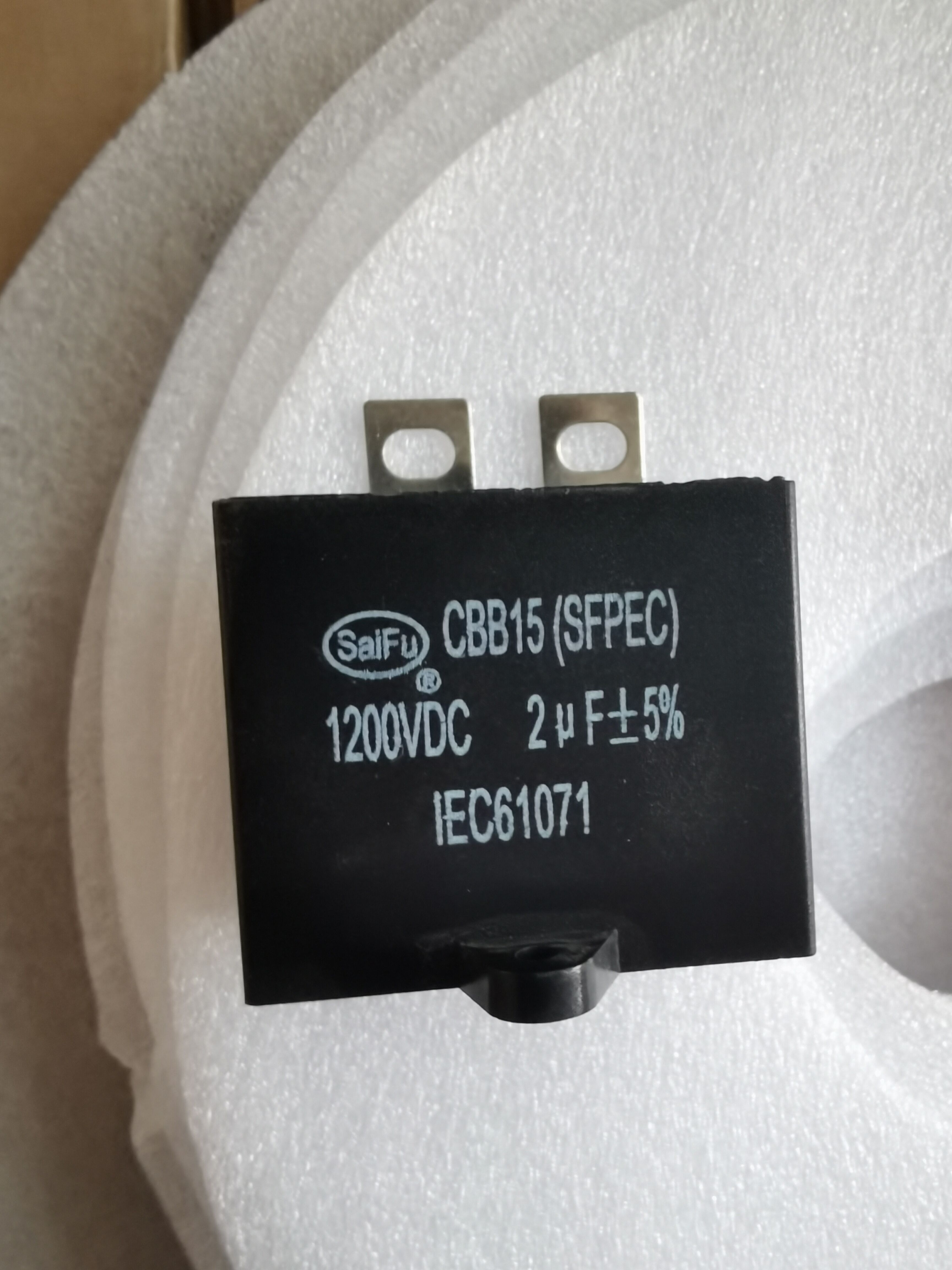 CBB15 1200VDC 0.47uF /1/1.5/2/3uF 4.7uF 焊机电容 吸收电容器 - 图2