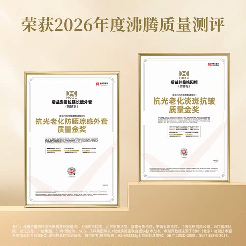 HOII/后益张钧甯明星同款水晶轻巧折叠防晒帽夏太阳帽遮阳大帽檐 - 图1